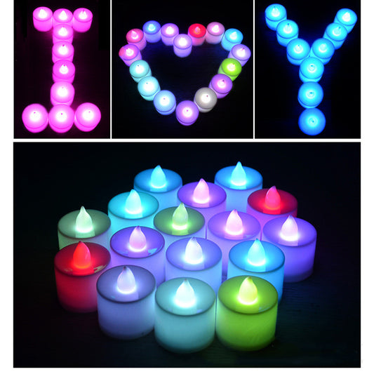 LED Electronic Candle Birthday Candle Light Wedding Picture Simulation Tea Wax Decoration Lantern Candle Light