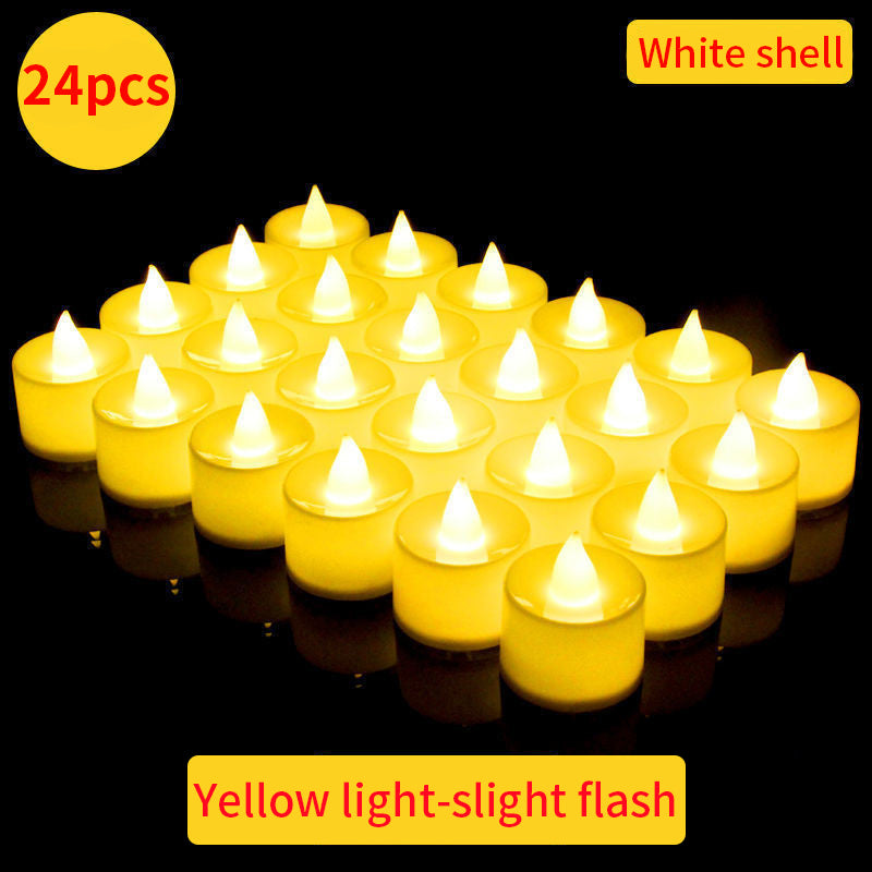 LED Electronic Candle Birthday Candle Light Wedding Picture Simulation Tea Wax Decoration Lantern Candle Light