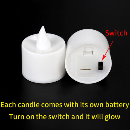 LED Electronic Candle Birthday Candle Light Wedding Picture Simulation Tea Wax Decoration Lantern Candle Light