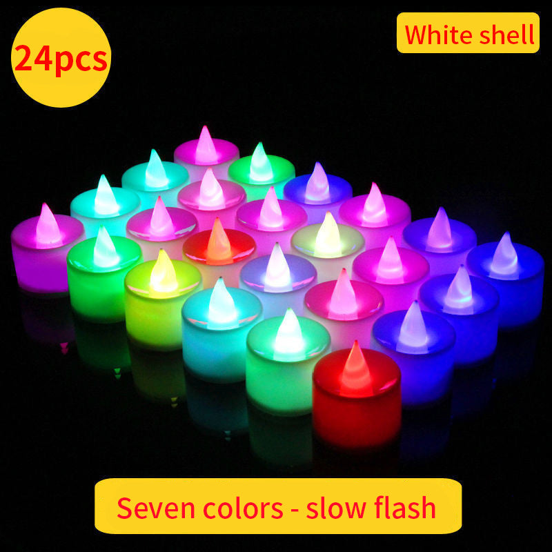 LED Electronic Candle Birthday Candle Light Wedding Picture Simulation Tea Wax Decoration Lantern Candle Light