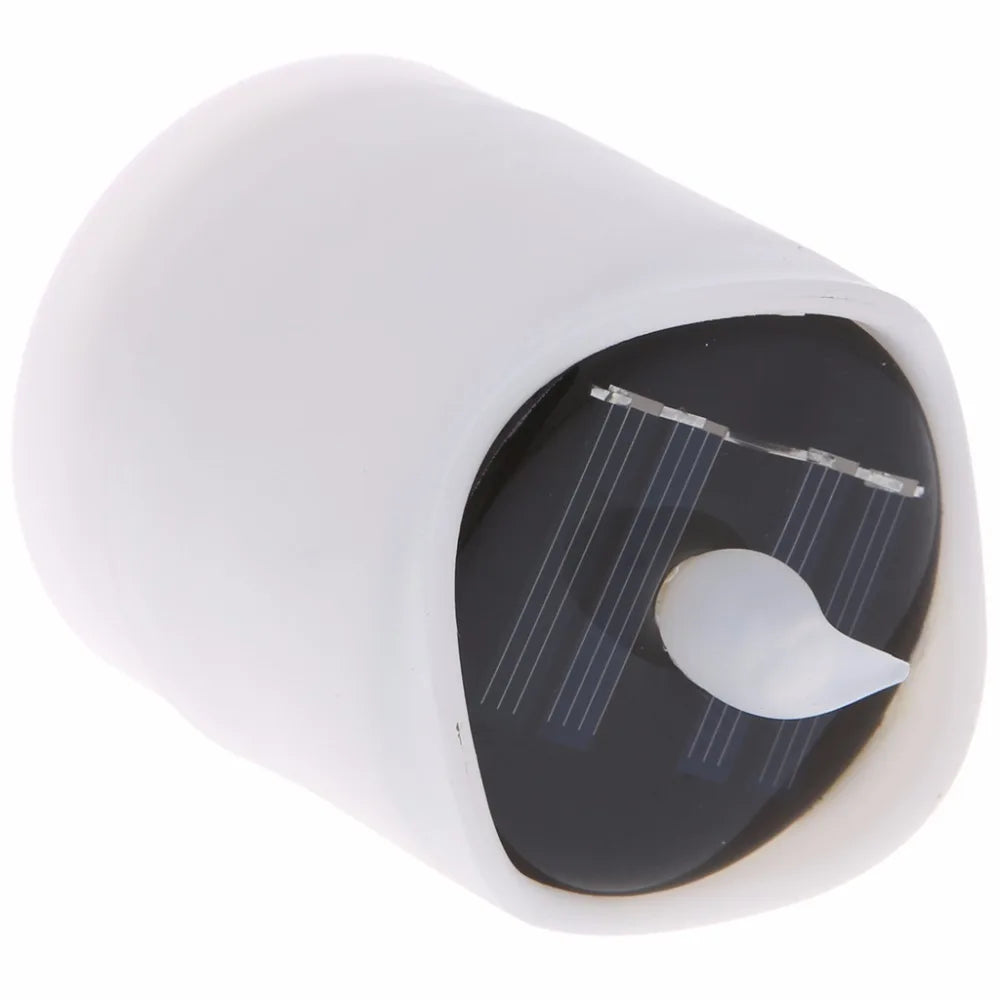 6pcs Solar Powered LED Candle Light Yellow Flicker Tea Lamp Festival Wedding Romantic Decor No Smoke, No flame