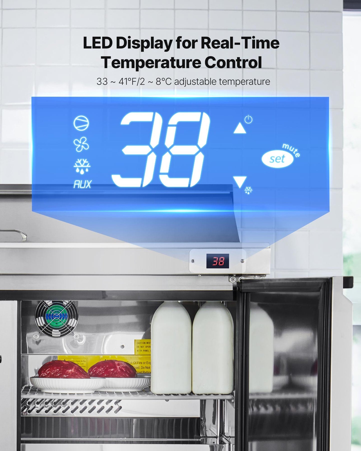 48"W Commercial Refrigerator