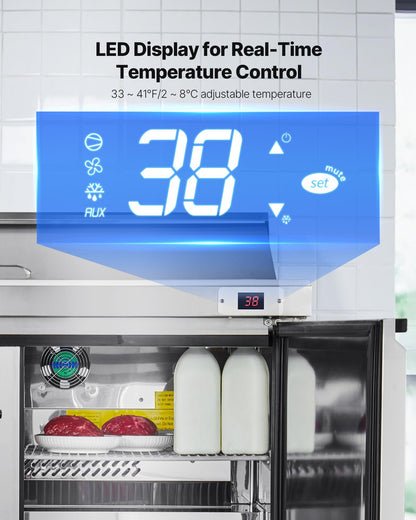 48"W Commercial Refrigerator