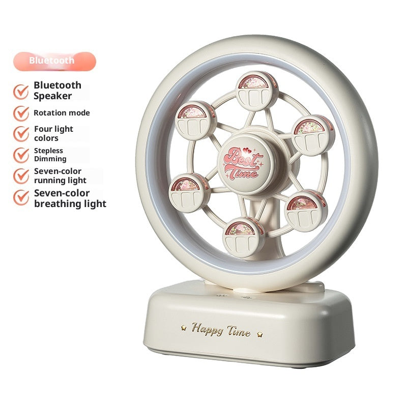 Ferris Wheel Bluetooth Speaker Rechargeable Music Box Atmosphere Table Lamp