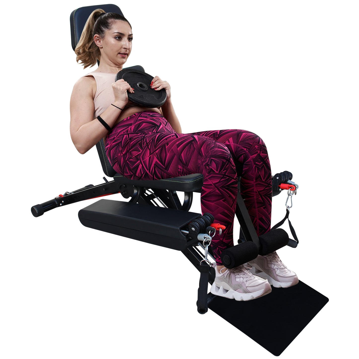 Training Bench For Full Body Workout, Weight Bench With Fast Folding For Home Gym